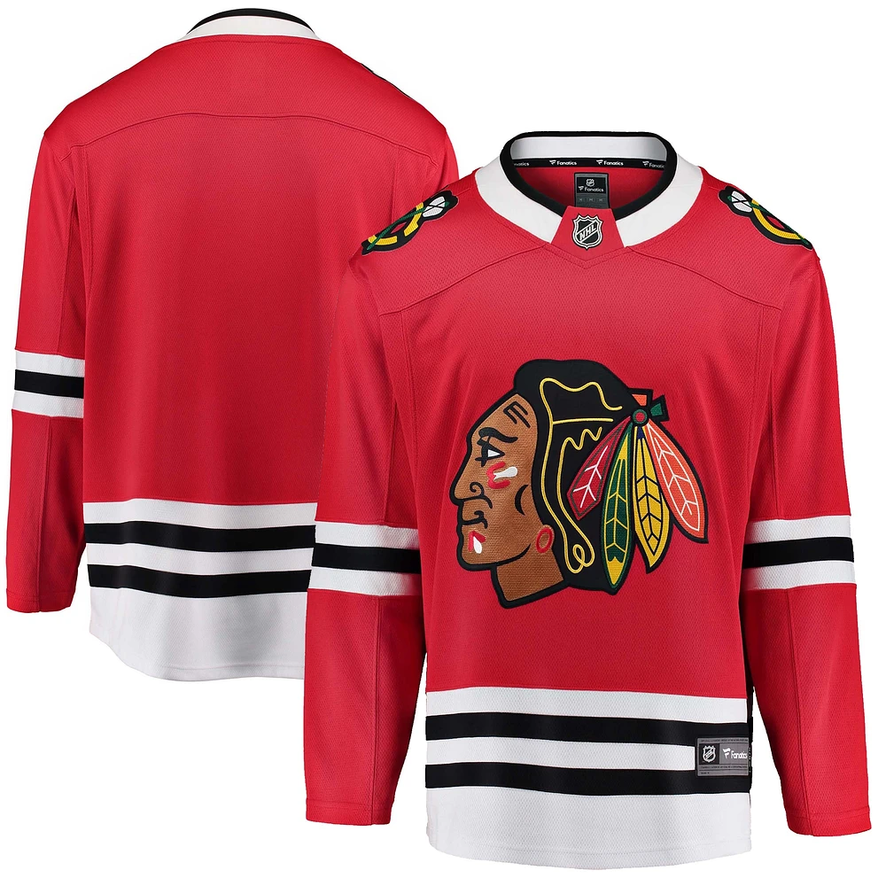 Men's Fanatics Red Chicago Blackhawks Breakaway - Blank Jersey
