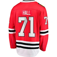 Men's Fanatics Taylor Hall Red Chicago Blackhawks Home Breakaway Player Jersey