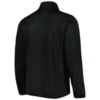 Men's G-III Sports by Carl Banks Black Chicago Blackhawks Closer Transitional Full-Zip Jacket