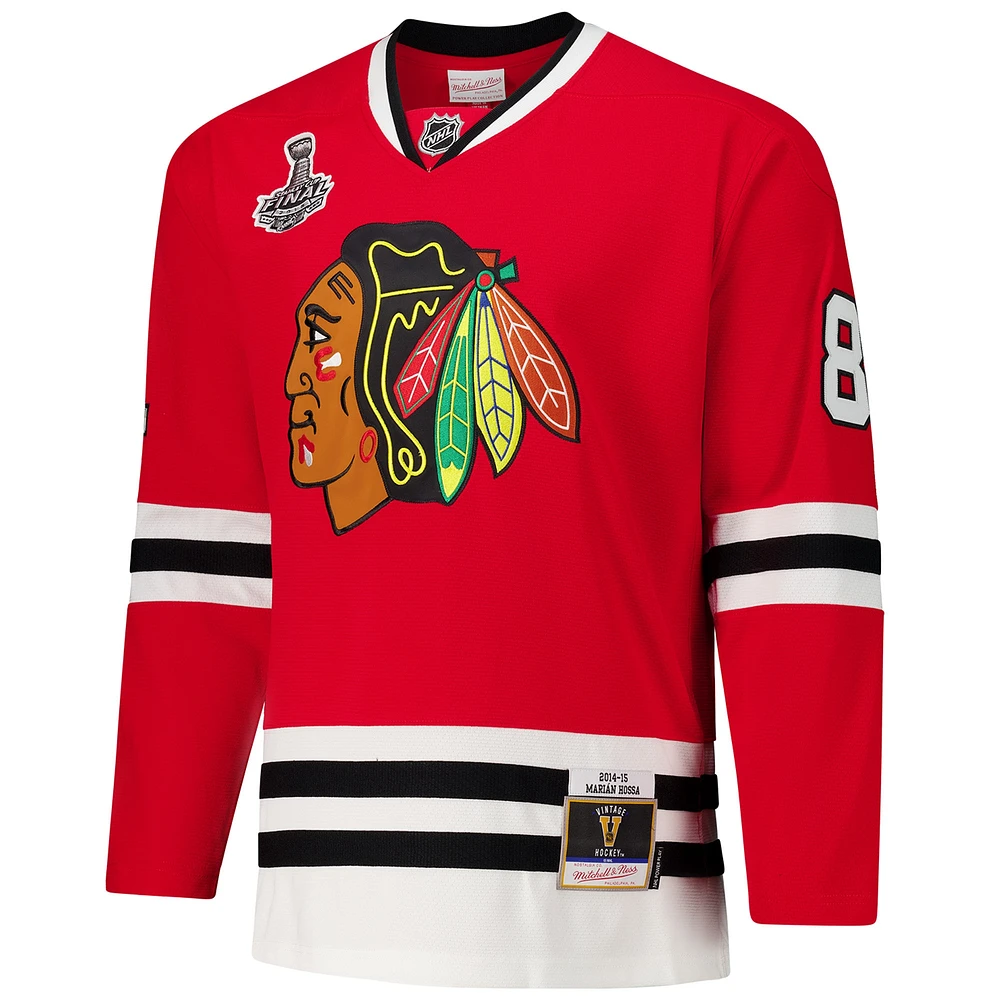 Men's Marian Hossa Red Chicago Blackhawks 2014-15 Power Play Jersey