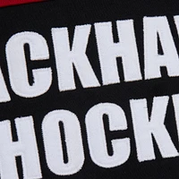 Men's Mitchell & Ness Black Chicago Blackhawks Head Coach Slogan Pullover Hoodie