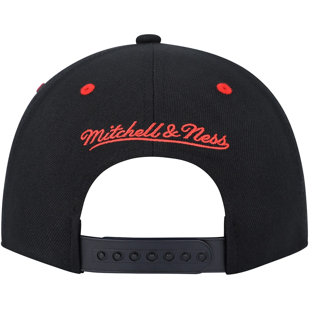 Casquette Snapback LOFI Pro Chicago Blackhawks Mitchell & Ness pour homme, noir
