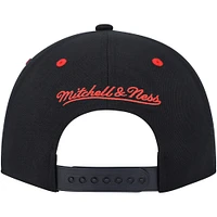 Casquette Snapback LOFI Pro Chicago Blackhawks Mitchell & Ness pour homme, noir