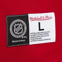 Men's Mitchell & Ness  Red Chicago Blackhawks Thermal Henley Long Sleeve T-Shirt