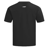 Men's Pro Standard Black Chicago Blackhawks Turn It Up Dropped Shoulder T-Shirt