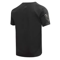 Men's Pro Standard Black Chicago Blackhawks Wordmark T-Shirt