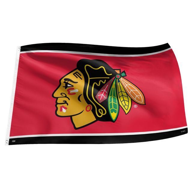 The Sports Vault Chicago Blackhawks - Drapeau 3' x 5'