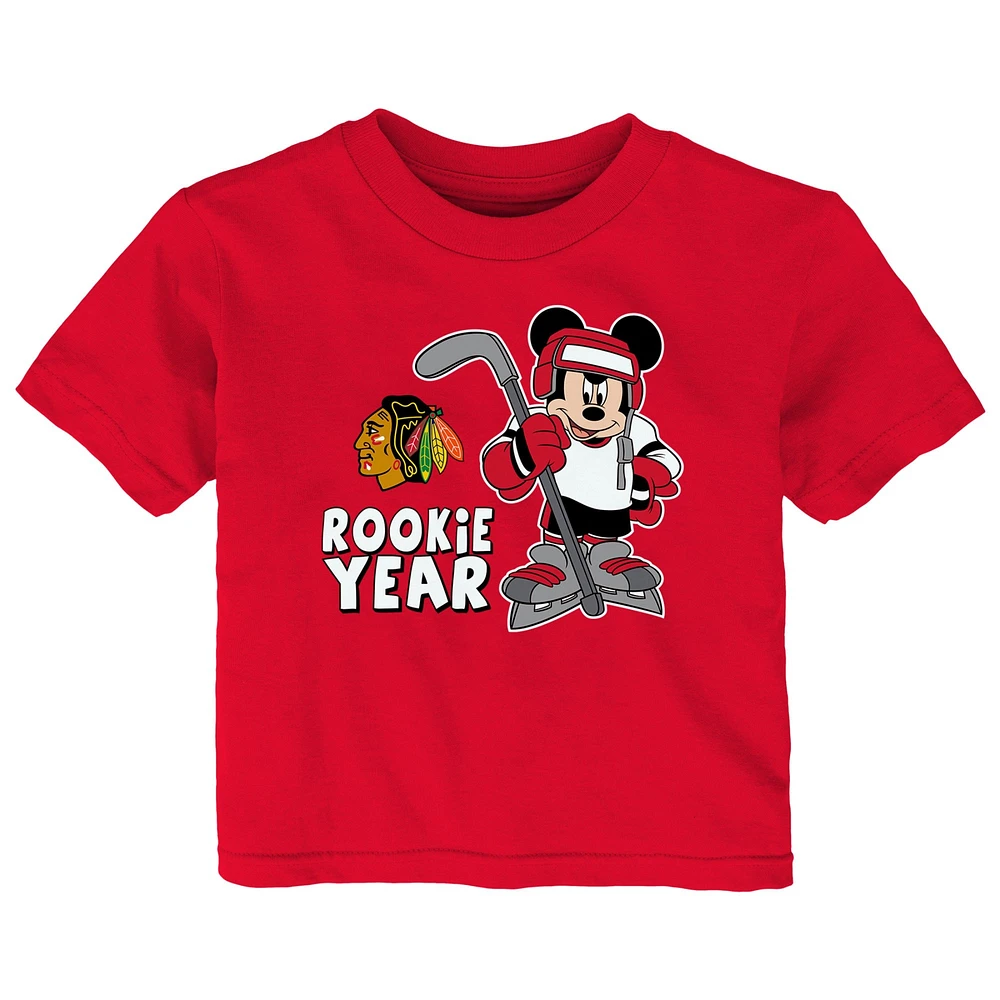 Toddler Chicago Blackhawks Disney Rookie Year T-Shirt & Shorts Set