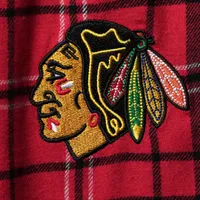 Women's Concepts Sport Red Chicago Blackhawks Plus Lodge T-Shirt & Pants Sleep Set