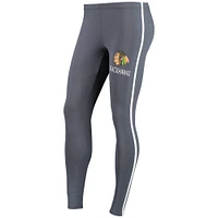 Women's Concepts Sport White/Charcoal Chicago Blackhawks Sonata T-Shirt & Leggings Set
