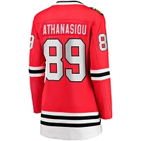 Women's Fanatics Andreas Athanasiou Red Chicago Blackhawks Home Breakaway Player Jersey