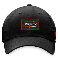 Women's Fanatics  Black Chicago Blackhawks Authentic Pro Rink Adjustable Hat