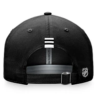 Women's Fanatics  Black Chicago Blackhawks Authentic Pro Rink Adjustable Hat