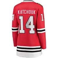 Women's Fanatics Boris Katchouk Red Chicago Blackhawks Home Breakaway Player Jersey