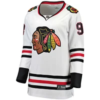 Women's Fanatics Connor Bedard White Chicago Blackhawks Away Premier Breakaway Player Jersey
