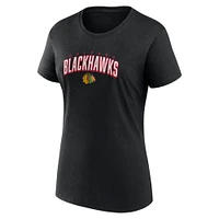Women's Fanatics Red/Black Chicago Blackhawks Two-Pack Fan T-shirt Set
