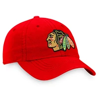 Women's Fanatics Red Chicago Blackhawks Core Primary Logo Adjustable Hat