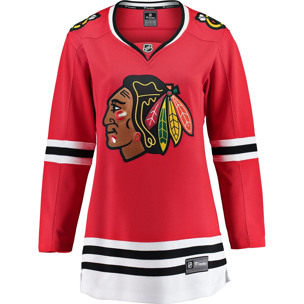Fanatiques pour femmes de marque rouge Chicago Blackhawks Home Breakaway - Maillot vierge
