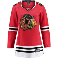 Fanatiques pour femmes de marque rouge Chicago Blackhawks Home Breakaway - Maillot vierge