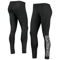 Women's G-III Sports by Carl Banks Black Chicago Blackhawks Stadium Leggings