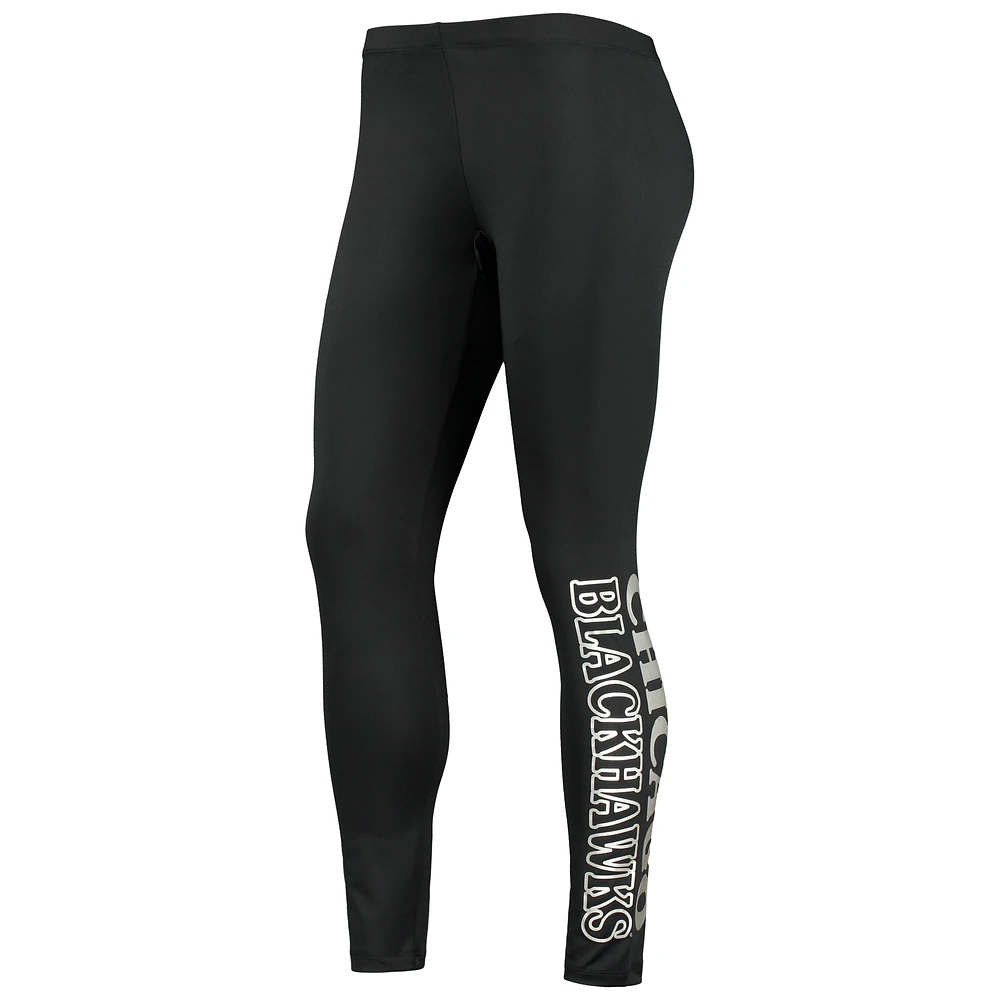 Women's G-III Sports by Carl Banks Black Chicago Blackhawks Stadium Leggings