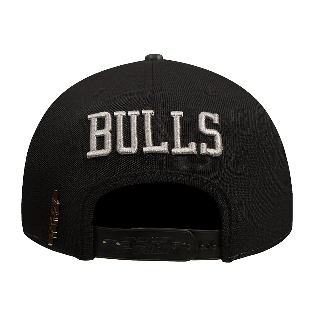 Men's Pro Standard  Cream Chicago Bulls French Terry Snapback Hat