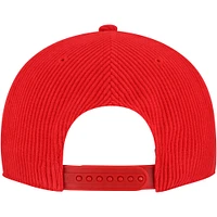 Men's '47  Red Chicago Bulls Double Header Sidepatch Cord Hitch Adjustable Hat
