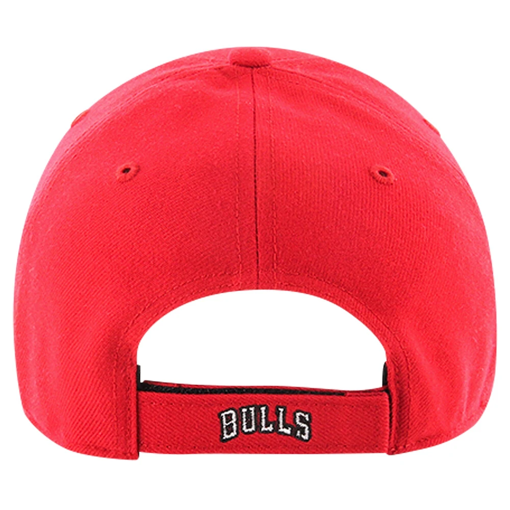 Men's '47 Red Chicago Bulls MVP Adjustable Hat