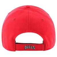 Men's '47 Red Chicago Bulls MVP Adjustable Hat