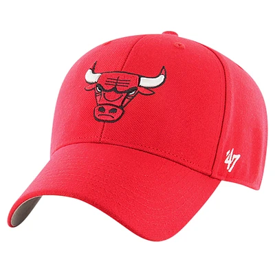Men's '47 Red Chicago Bulls MVP Adjustable Hat
