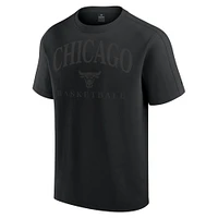Men's Fanatics Black Chicago Bulls Flex Tri-Blend T-Shirt