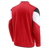 Men's Fanatics Red/Black Chicago Bulls League Best Performance Full-Zip Jacket