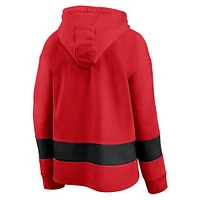 Men's Fanatics Red Chicago Bulls Block Party Major Play - Pullover Hoodie