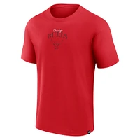 Men's Fanatics Red Chicago Bulls Crossover Collection Full Court Press T-Shirt