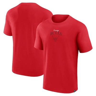 T-shirt de presse Full Court la collection Fanatics Red Chicago Bulls pour homme