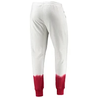 Men's FISSL Oatmeal Chicago Bulls Double Dribble Tie-Dye Fleece Jogger Pants