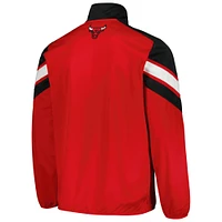 Men's G-III Sports by Carl Banks Red Chicago Bulls Game Ball Full-Zip Track Jacket