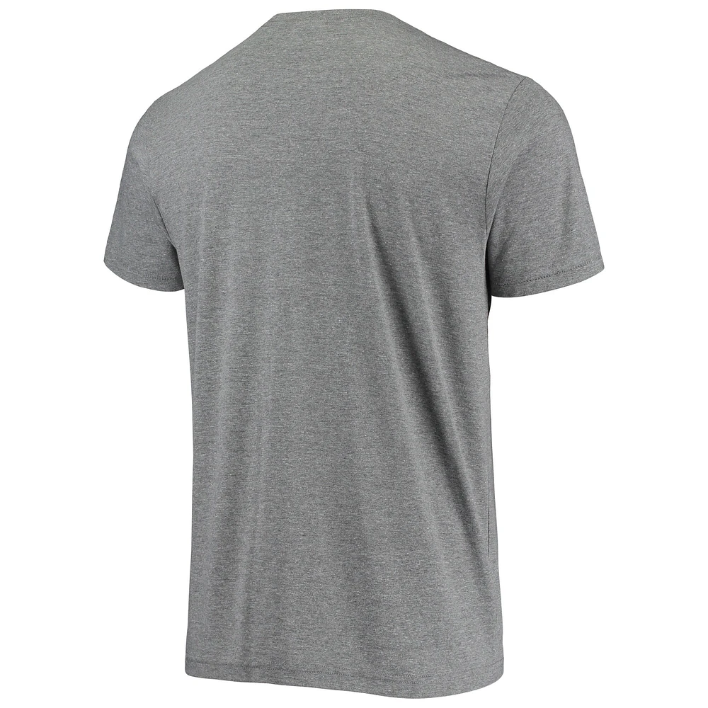 Men's Homage Heathered Gray Chicago Bulls NBA x Rugrats Tri-Blend T-Shirt