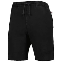 Men's Mitchell & Ness Black Chicago Bulls French Terry Tonal Fleece Shorts