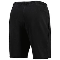 Men's Mitchell & Ness Black Chicago Bulls French Terry Tonal Fleece Shorts