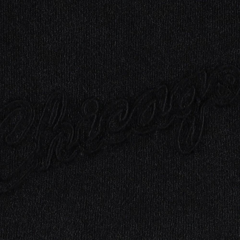 Men's Mitchell & Ness Black Chicago Bulls French Terry Tonal Fleece Shorts