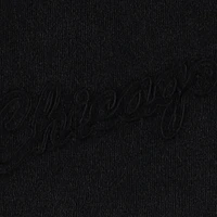 Men's Mitchell & Ness Black Chicago Bulls French Terry Tonal Fleece Shorts