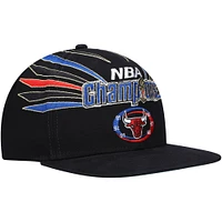 Men's Mitchell & Ness Black Chicago Bulls Hardwood Classics 1998 NBA Champions Snapback Hat