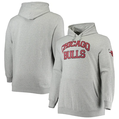 PRF BULLS HTHR HOMMES FALL 21 M&N HWC B&T THROWBACK PO HOODIE SWTMENXPO