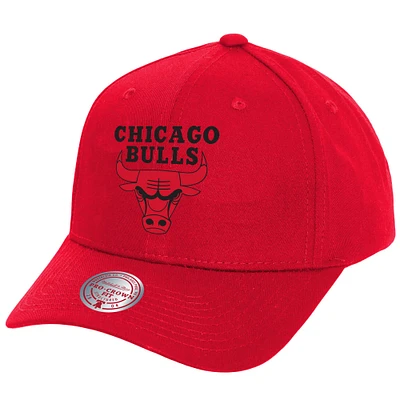 Casquette Snapback Rouge Feu Rouge Pro Crown des Chicago Bulls Mitchell & Ness pour hommes