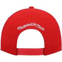 Men's Mitchell & Ness Red Chicago Bulls Hardwood Classics Team Ground 2.0 Snapback Hat
