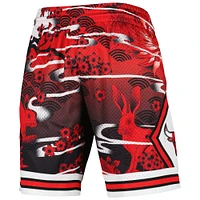 Short Swingman du Nouvel An lunaire des Chicago Bulls de Mitchell & Ness rouge pour hommes
