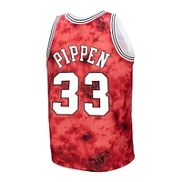 Men's Mitchell & Ness Scottie Pippen Red Chicago Bulls 1997/98 Hardwood Classics Galaxy Swingman - Jersey