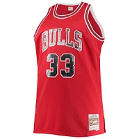 Men's Mitchell & Ness Scottie Pippen Red Chicago Bulls Big Tall 1997/98 NBA 75th Anniversary Diamond Swingman Jersey