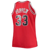 Men's Mitchell & Ness Scottie Pippen Red Chicago Bulls Big Tall 1997/98 NBA 75th Anniversary Diamond Swingman Jersey